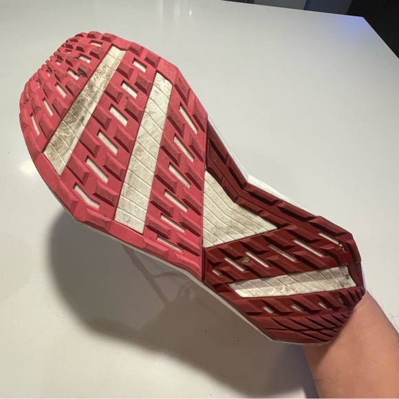 ALL BIRDS - Mens Tree Flyer Running Shoes, Lux Pink Blizzard - Picture 10 of 15